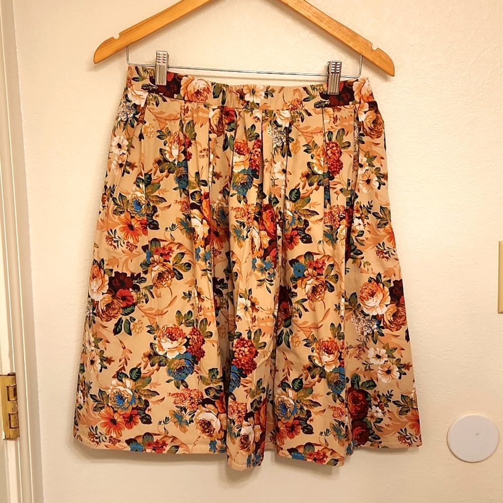Women's Floral Skirt
